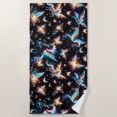 Unicorn Dreams ビーチタオル (正面)