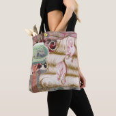 Unicorn Dreams Pink Tote Bag トートバッグ (クローズアップ)