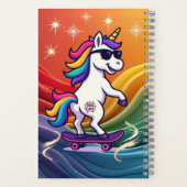 Unicorn Dreams Spiral Notebook ノートブック (裏面)