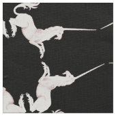 Unicorn – Einhorn – Unicorns – Einhörner ファブリック (クローズアップ)