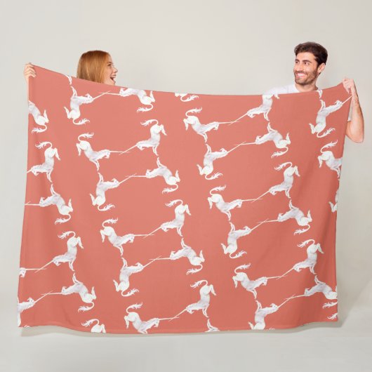 Unicorn – Einhorn – Unicorns – Einhörner フリースブランケット (インサイチュ)