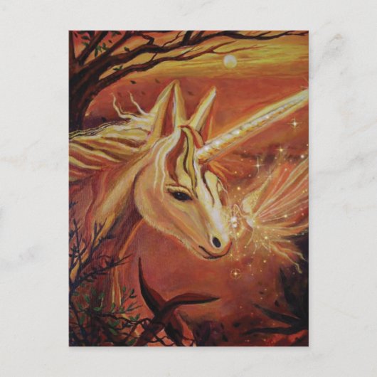 Unicorn & Fairyはがき「Finding The Way Home」 ポストカード (正面)