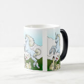 Unicorn & Fairy Castle Children's Drink Mug モーフィングマグカップ (正面右)