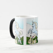 Unicorn & Fairy Castle Children's Drink Mug モーフィングマグカップ (正面左)