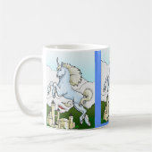 Unicorn & Fairy Castle Kid's Drink Mug コーヒーマグカップ (左)