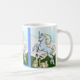 Unicorn & Fairy Castle Kid's Drink Mug コーヒーマグカップ