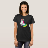 Unicorn Favorite Sleep  Unicorn Pajama Tシャツ (正面フル)
