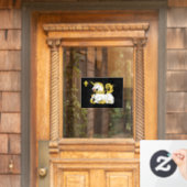 Unicorn Flag ウィンドウサイン (ホームデコレーション)