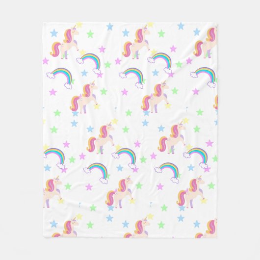 Unicorn Fleece Blanket フリースブランケット (正面)