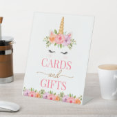 Unicorn Floral Cards and Gifts Sign 台座サイン (インサイチュ)