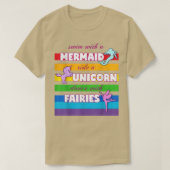 Unicorn for Girls人魚 Tシャツ (デザイン正面)