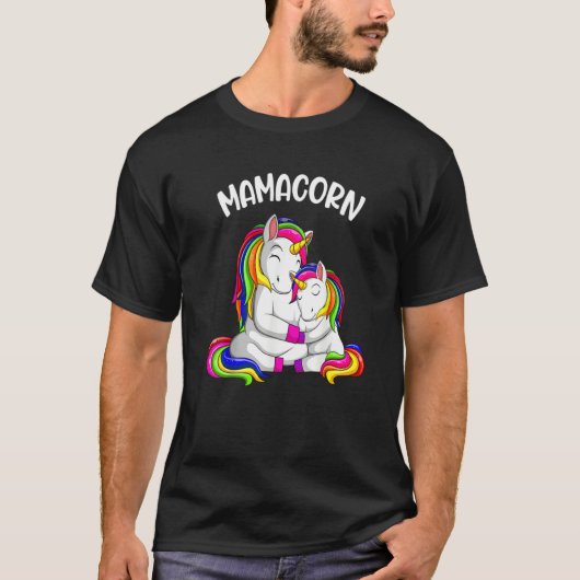 unicorn for unicorn enthusiasts mamacorn tシャツ (正面)