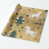 Unicorn Forest Wrapping Paper ラッピングペーパー (アンロールド)