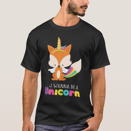 unicorn fox tシャツ (正面)