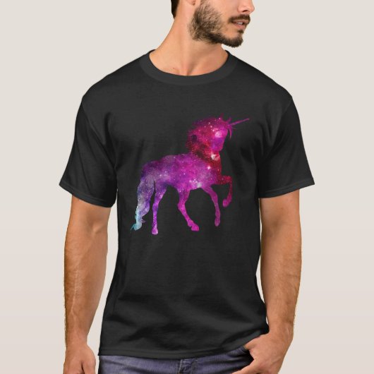 Unicorn Galaxy Squad Girls Funny Galactic Space Gi Tシャツ (正面)