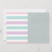 Unicorn & Gaming Joint Boy girlの誕生日写真 招待状 (裏面)