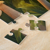 Unicorn Garden Window Scene Pegasus Gift ジグソーパズル (側面)