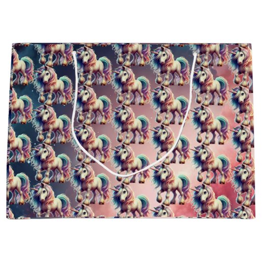 Unicorn Gift Bag ラージペーパーバッグ (正面)