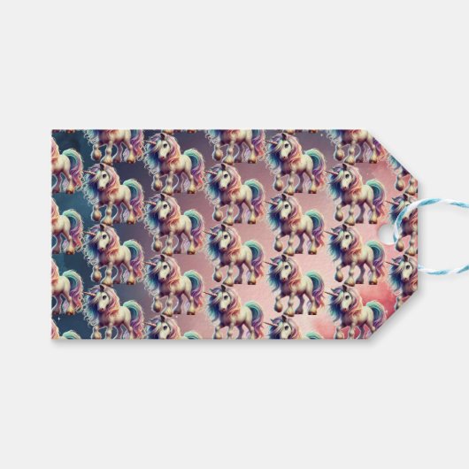 Unicorn Gift Tag ギフトタグ (正面(横))