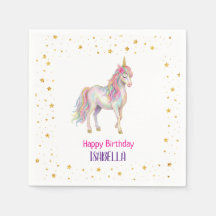 Unicorn Glitter Girls Birthday