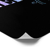 Unicorn Glitter Sleigh All Day Christmas  ポスター (角)