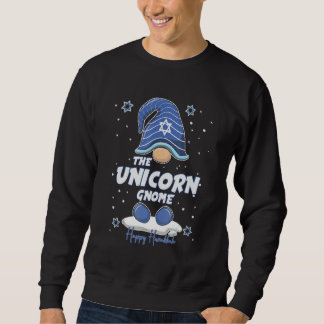 Unicorn Gnome  Hanukkah Family Matching for men wo スウェットシャツ