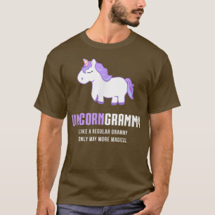 Unicorn Grammy, おもしろい Cute Magical Gift 518 Tシャツ