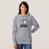 Unicorn Grandad Vintage Engraving Shirt Design_1 パーカ (正面フル)