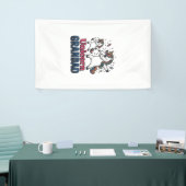 Unicorn Grandad Vintage Engraving Shirt Design_1 横断幕 (トレードショー)