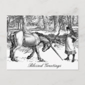 Unicorn Greeting Postcard ポストカード (正面)
