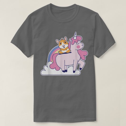 Unicorn Guinea Pig  Tシャツ (デザイン正面)