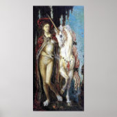 Unicorn – Gustave Moreau ポスター (正面)
