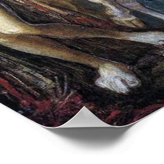 Unicorn – Gustave Moreau ポスター (角)