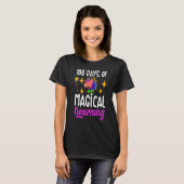 Unicorn Happy 100日・オブ・スクール・マジカル学ズ Tシャツ (正面フル)