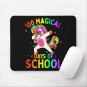 Unicorn Happy 100th Day 100学校の魔法の日 マウスパッド (マウス)