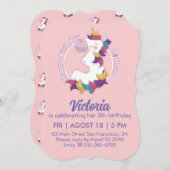 Unicorn Happy Birthday Number Three (正面/裏面)