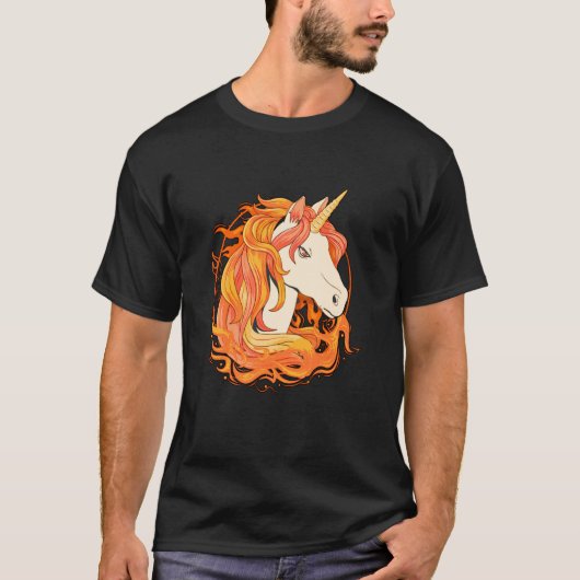 Unicorn horse face costume best tシャツ (正面)