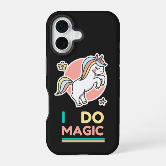 Unicorn - I Do Magic iPhone 16ケース (裏面)