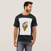 Unicorn Ice Cream Tシャツ (正面フル)