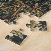 Unicorn In Captivity中世ヴィンテージタペストリー ジグソーパズル (側面)