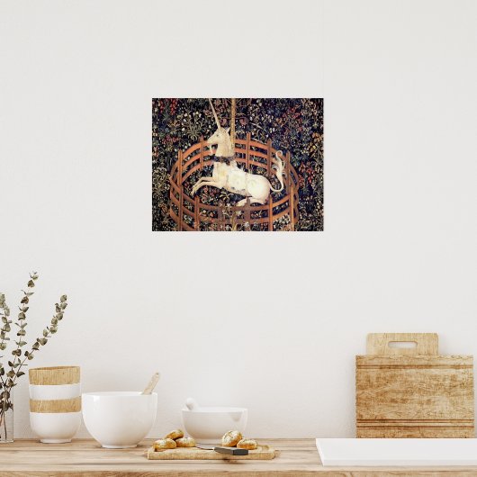 Unicorn In Captivity ポスター (キッチン)