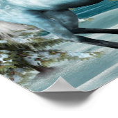 Unicorn in Moonlightポスター ポスター (角)