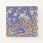 Unicorn in the Garden ノートブック (裏面)