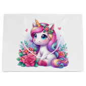 Unicorn In The Garden  ラージペーパーバッグ (正面)