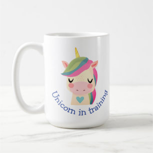 Unicorn in Trainingおもしろい引用文 コーヒーマグカップ