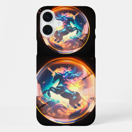 Unicorn iPhone 16プラスのケース iPhoneケース (裏面)