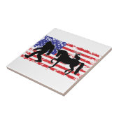 Unicorn, Jackalope, Bigfoot and the American Flag タイル (側面)