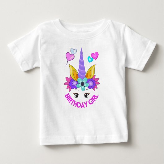 Unicorn Journal、Unicorn News ベビーTシャツ (正面)