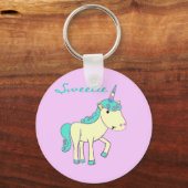 Unicorn Keychainを甘くする キーホルダー (正面)
