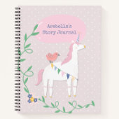 Unicorn Kid's 書 & Draw Story ノートブック (正面)